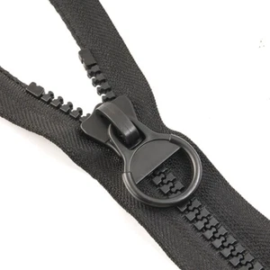 60-300cm 8# Resin Zipper Open-End Long Zipper for Down Jacket Coat Tent Sewing - Picture 1 of 30