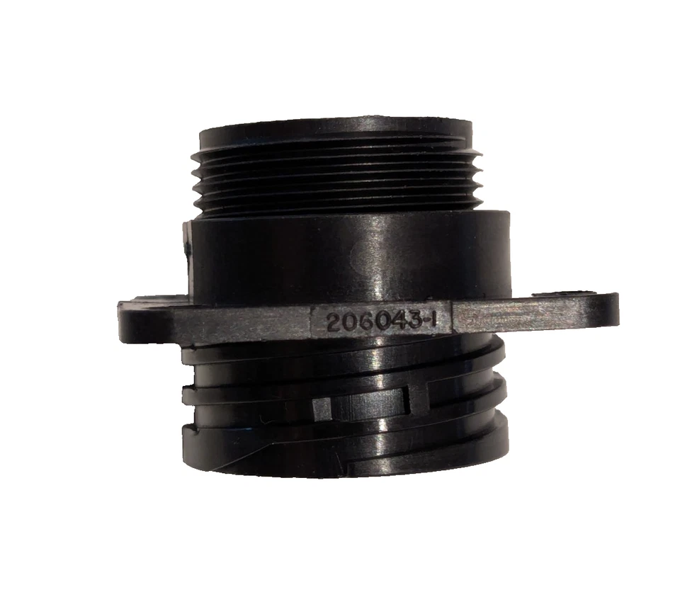 AMP 206043-1  FEMALE 14 POSITION CRIMP PANEL MOUNT LOT 6 PCS TE 206043-1 - Image 1 of 4