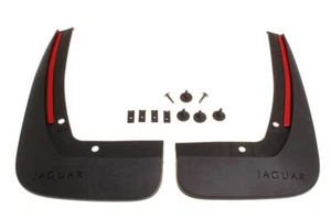 Genuine Jaguar XF 2009-2015 PAIR Of Front Mudflaps C2Z7889 - Picture 1 of 1