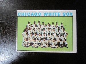 1964 Topps # 496 Chicago White Sox Team Card (B67) Pete Ward Gary Peters