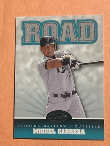 MIGUEL CABRERA / FLORIDA MARLINS / 2005 LEAF "ROAD" INSERT #R-10 - Picture 1 of 2