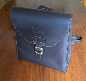 Dickens Leather Backpack Convertible Dark Brown - Picture 1 of 7