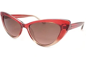 Guess Cat Eye Sunglasses Crystal Red Fade with red Gradient Lenses GU7830 71T - Picture 1 of 4