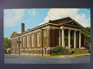 Paris Tennessee TN First Baptist Church Vintage Color Curt Teich Postkarte 1962 - Bild 1 von 2