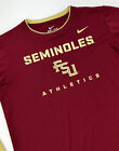 Florida State Seminoles Youth Long Sleeve 14-16 Nike Drifit Athletics Shirt Ncaa