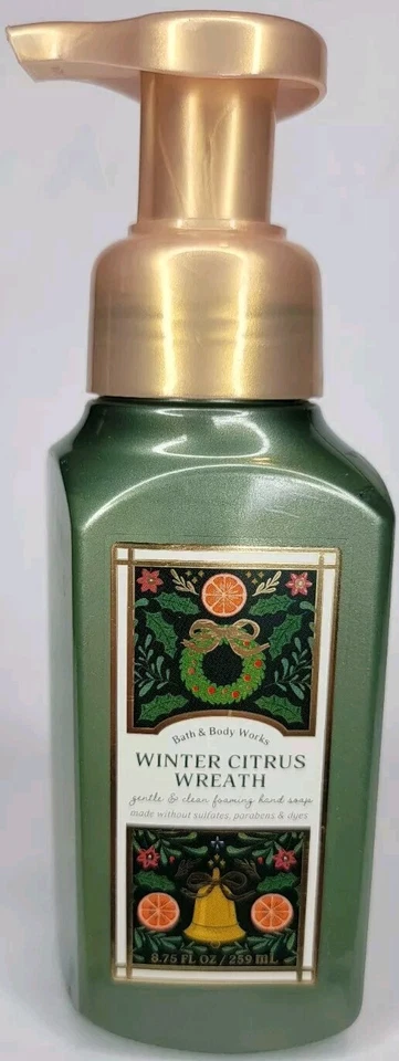 1 BATH & BODY WORKS WINTER CITRUS WREATH GENTLE & CLEAN FOAMING HAND SOAP 8.75.. - Image 1 of 4