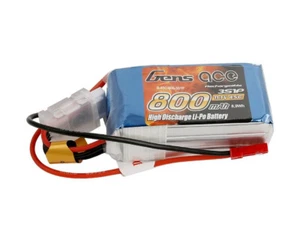 batterie Gens Ace Li-Po 3S 11.1V 800mAh 45C avec BEC O-G3S0800-45B