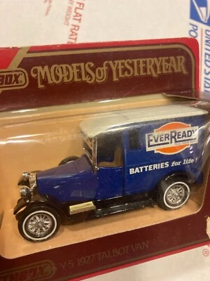 VINTAGE NIB MATCHBOX MODELS OF YESTERYEAR 1927 TALBOT - EVER READY,  #Y-5 WOW!! - Image 1 of 3