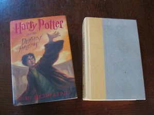 2 Harry Potter Deathly Hallows 1st edition rare ? error copies, excellent & vg - Picture 1 of 6