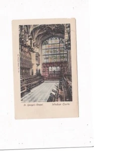 VTG. SAINT GEORGES CHAPEL, WINDSOR CASTLE, UNITED KINGDOM POST CARD - Imagen 1 de 2