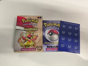 Lockdown Theme Deck - Pokemon - Wizards Of The Coast - Box & Rule Book , Vintage - Bild 1 von 6