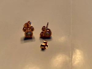 Orecchini Topolino placcati oro rosa - Foto 1 di 3