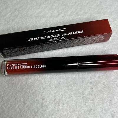 Authentic MAC Love Me Liquid Lipcolour - # 481 Deify Me ( Red) 3.1ml/0.1oz - Image 1 of 3