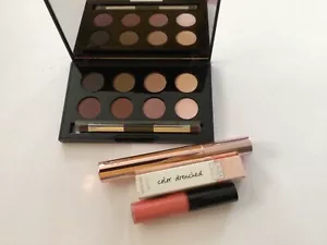 Laura Geller Crème Glaze Deluxe Eyeshadow set Shade Sunset Mauve +mascara - Picture 1 of 1