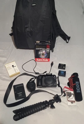 Panasonic LUMIX G7 4K Ultra HD DSLM Camera 14-42mm Lens w/ Accessories Bundle - Image 1 of 4