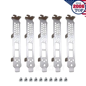 Lot of 5 Full Height Long Bracket For QLE8242 QLE8262 QLE3242 NC523SFP - Afbeelding 1 van 2