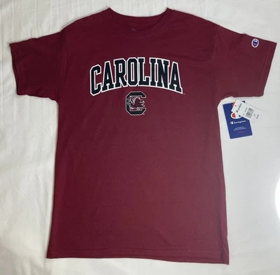 Champion South Carolina  Gamecocks T-Shirt Youth Large Burgundy NCAA - Image 1 of 4
