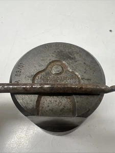 VINTAGE RETRICTED KEY STAMP LOCKSMITH LABEL LOCKSPORT KEY KEYS PROFESSIONAL TOOL - Picture 1 of 5