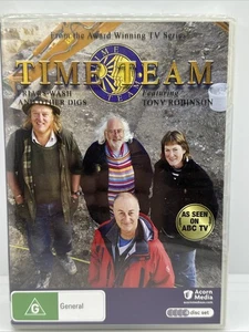 Time Team Friars Wash & Other Digs DVD Tony Robinson PAL 4 Disc Set RARE SEALED - Picture 1 of 13