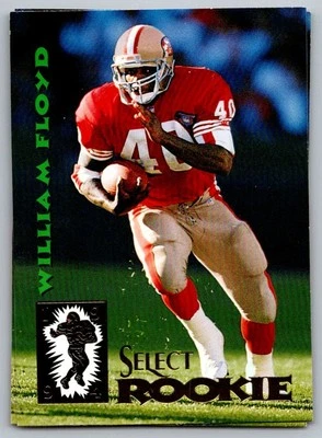 1994 Select William Floyd Rookie San Francisco 49ers #208 - Image 1 of 2