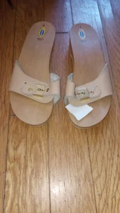 Nuevas Sandalias de Ejercicio de Madera Dr. Scholl's De Colección Zapatos Zueco Italia Talla 8 - Imagen 1 de 4