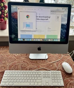 2008 Apple iMac A1224 20" Core 2 Duo 2.4GHz 3GB RAM 320GB HDD + Keyboard Mouse - Picture 1 of 15