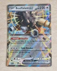 Tarjeta Pokémon Bouffalant ex 077/086 White Flare 2025 - Imagen 1 de 2