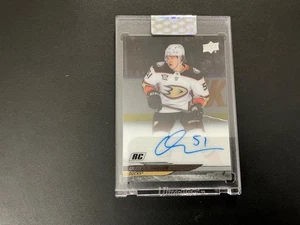 2024-25 UD Clear Cut BASE ROOKIE AUTO OLEN ZELLWEGER LOS ANGELES DUCKS STAR - Picture 1 of 2