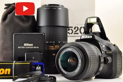 [US Duty Paid] Nikon D5200 digitale 24,1-MP-Spiegelreflexkamera schwarz mit... - Bild 1 von 4