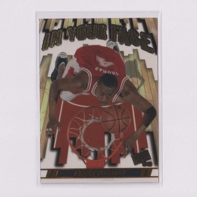 1999 Press Pass In Your Face #IYF6 Kenny Thomas RC Rookie - Imagem 1 de 4