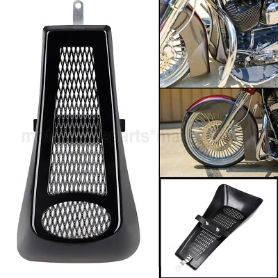 Carenado delantero barbilla alerón cuchara para Harley Softail Fatboy Classic FLSTC FXSTB Foto 1 de 4