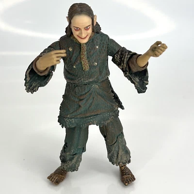 Boneco de ação Senhor dos Anéis Smeagol Golem Stoor pescador 2004 Toy Biz LOTR - Imagem 1 de 4