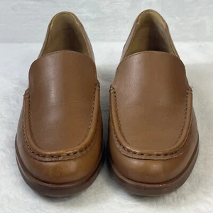 Everlane Neu ohne Karton Damen-Loafer Lederschuhe Größe 7 braun hellbraun adretter Fehler - Bild 1 von 13