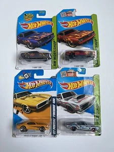 Hot Wheels Muscle Car Set With Hemi Barracudas and Pontiac Firebird 67 - Picture 1 of 4