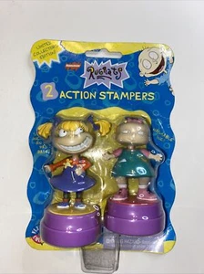 Rugrats Action Stampers~Angelica and Lil 2 stamps  Vintage 1997  - Picture 1 of 7