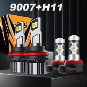 For Nissan Frontier 2005-2023 AUXBEAM Canbus 25000LM LED Headlight+Fog Bulbs Kit - Picture 1 of 12