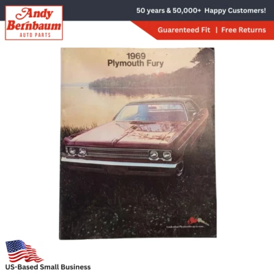 Folleto de promoción de ventas de publicidad sala de exposición concesionario VIP Plymouth Fury 1969. Foto 1 de 4