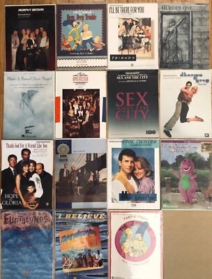 TEMA DE TV AÑOS 90 - ¡¡TU ELECCIÓN!!  partituras Disney dibujos animados SiFi comedia dramática película Foto 1 de 4