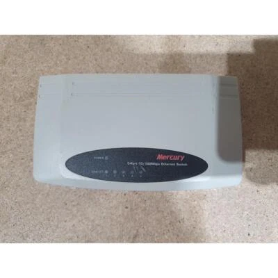 Mercury SDH105-CB Desktop Ethernet Switch Grey 5-Port 10/100mbps with AC Adapter - Image 1 of 4