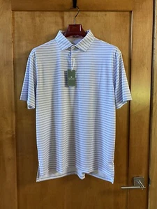 GENTEAL Micro Pique Performance Polo Shirt Men's Medium Lavender - Picture 1 of 9