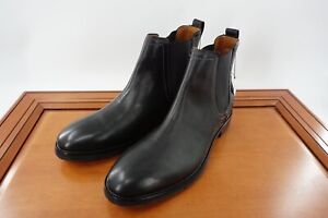 Cole Haan Warner GrandOS Mens Size 12 Shoes Black Leather Pull On Chelsea Boots