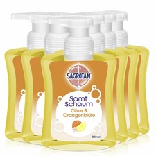 Sagrotan Schaumseife Samt Schaum Citrus & Orangenblüte 6 x 250ml
