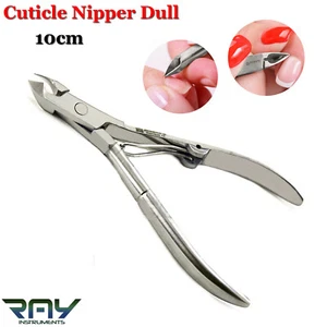 Pinza de cutícula profesional 10 cm cortadores de arte en uñas manicura removedor de piel muerta CE - Imagen 1 de 3