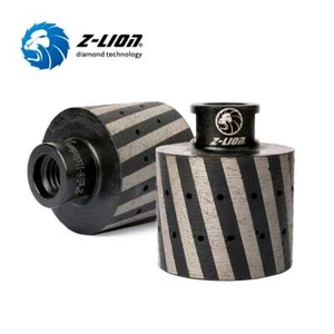 5/8-11 Diamond Polishing Drum Wheel Grinding Wheel Grit 30/50/100 Granite Stone - Picture 1 of 9