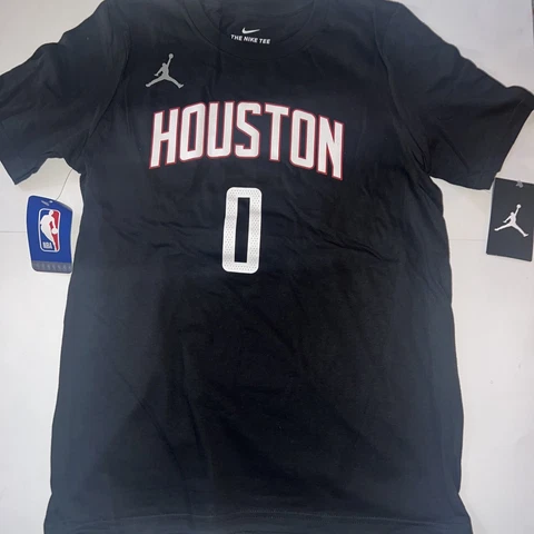 NWT BIG KIDS/ Youth Nike Houston Rockets Russell Westbrook T-Shirt Sz M $30 Cover