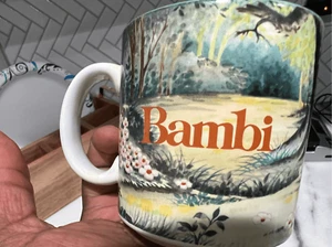 Taza/taza de café Walt Disney Classics Bambi vintage años 90 coleccionistas retirados 12 oz - Imagen 1 de 4