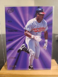 1996 Ultra Fresh Foundations Cleveland Indians Baseball Card #9 Manny Ramirez