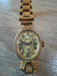 Vintage CHAIKA Gold Plated USSR Soviet Women 's Mechanical Watch17 jewels - Picture 1 of 10