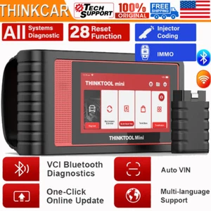 THINKTOOL MINI Bluetooth OBD2 Scanner All System ECU Coding BiDirectional Tablet - Picture 1 of 17