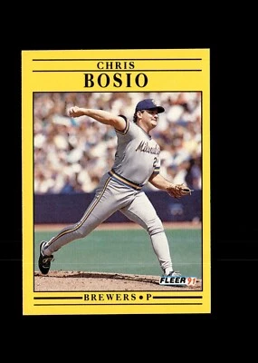 1991 Fleer - #576 Chris Bosio - Image 1 of 2
